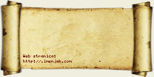 Anđela Čović vizit kartica